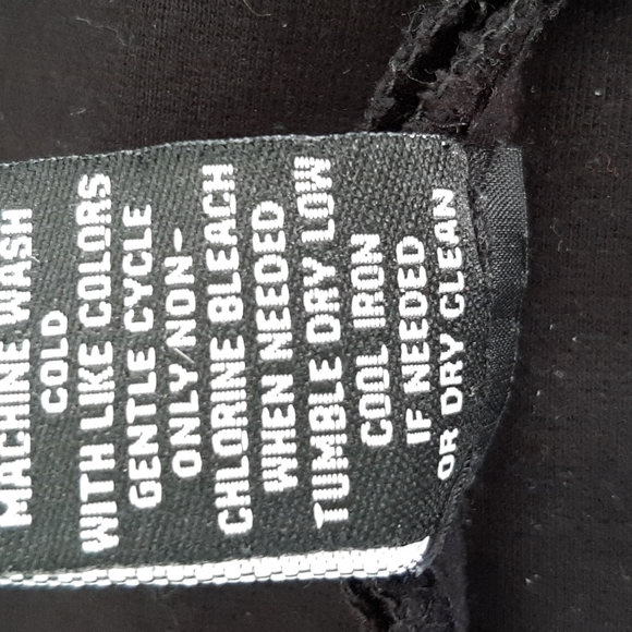 Black Faux Wrap Skirt - Picture 9 of 9